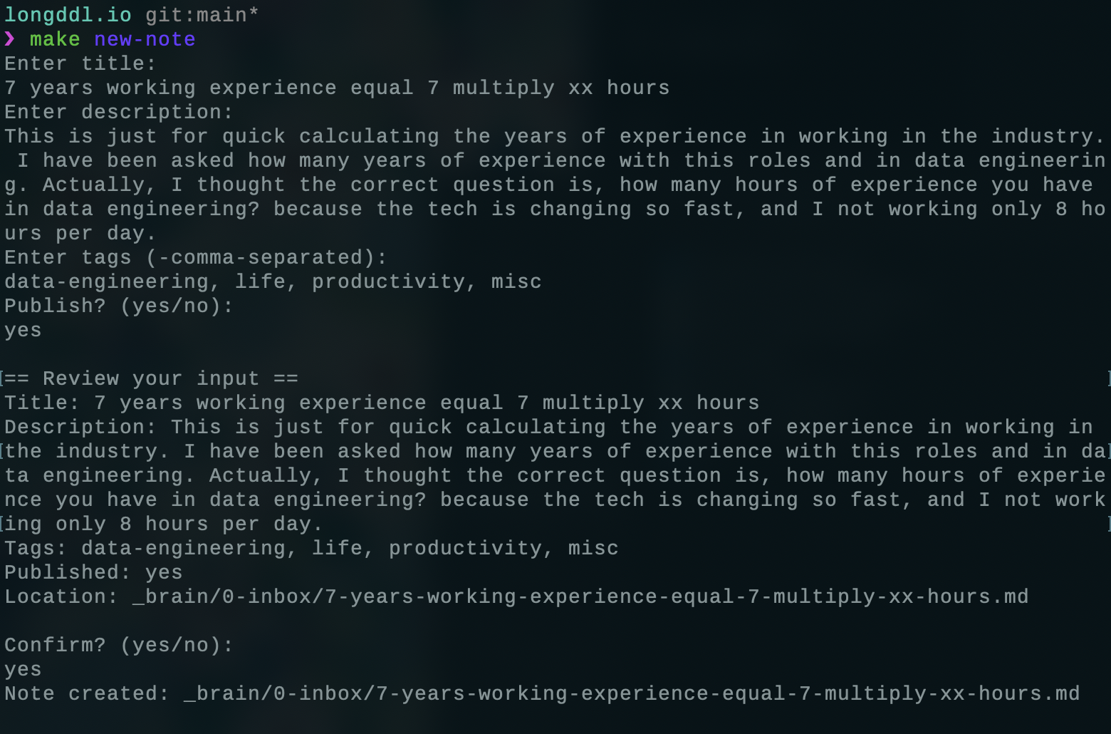 quicknotewithmakefile